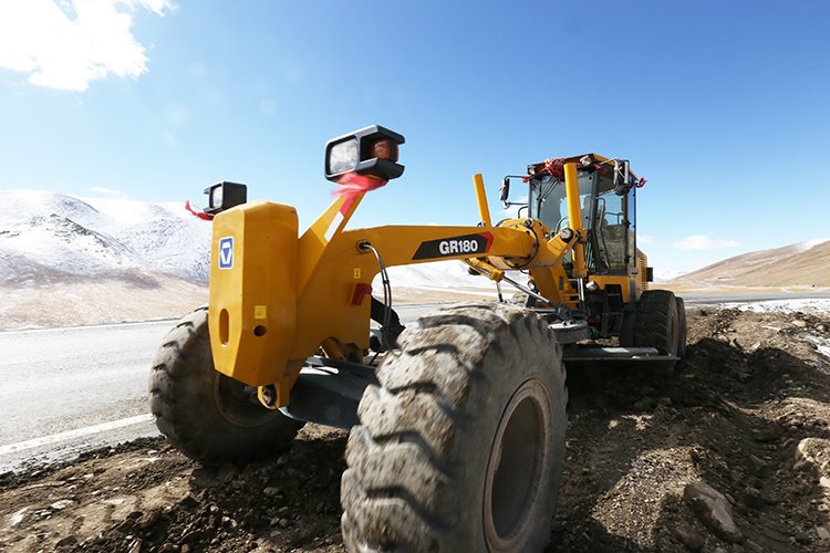 Chinese Used Best Hydraulic Mini New Motor Grader Blades Price Small Construction Road Grader 180HP Gr180 with Transmission Spare Parts Cheap Price for Sale-huaiyun machinery