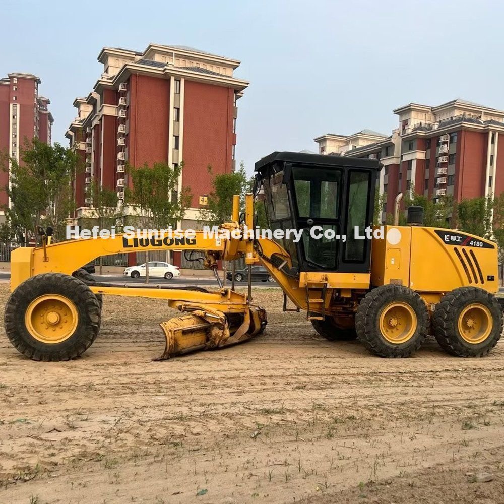Used Original Liugong 180HP 190HP Wheeled Motor Grader Clg 4180 4180d Secondhand Road Repair Equipment Construction Machinery in Stock for Sale-huaiyun machinery