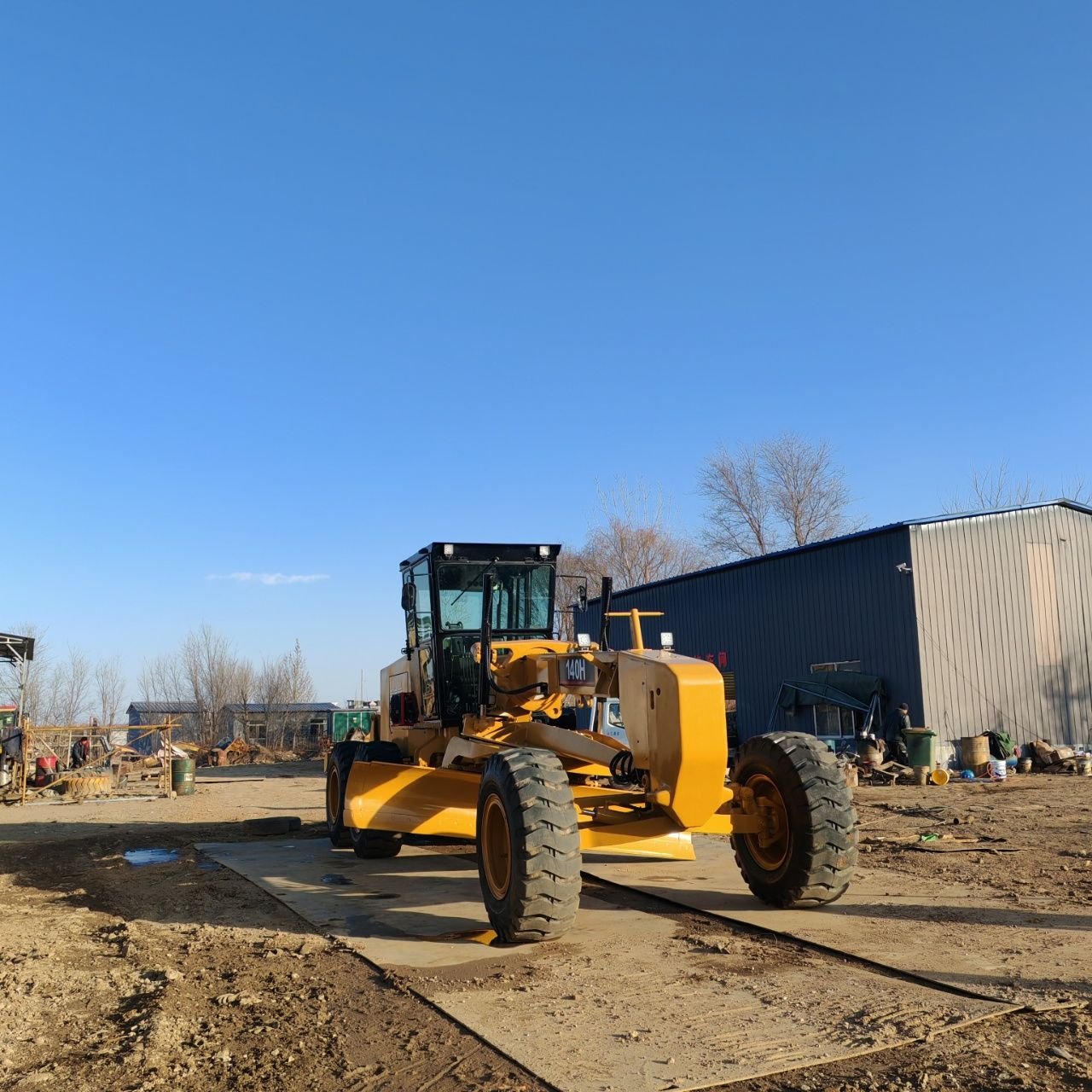 High-Quality Used Motor Grader for Sale - Model 140g 140h 140K Reliable Mini Motor Grader - Excellent Condition for Construction-huaiyun machinery