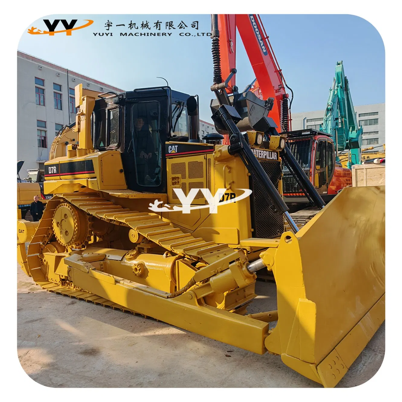 Caterpillar D6r D7r Bulldozer Original Caterpillar Cat D6 D7 D8 Bulldozer Medium Bulldozer Made in Japan Cat D6r D6h D7r D7h D8r Series Used Bulldozer