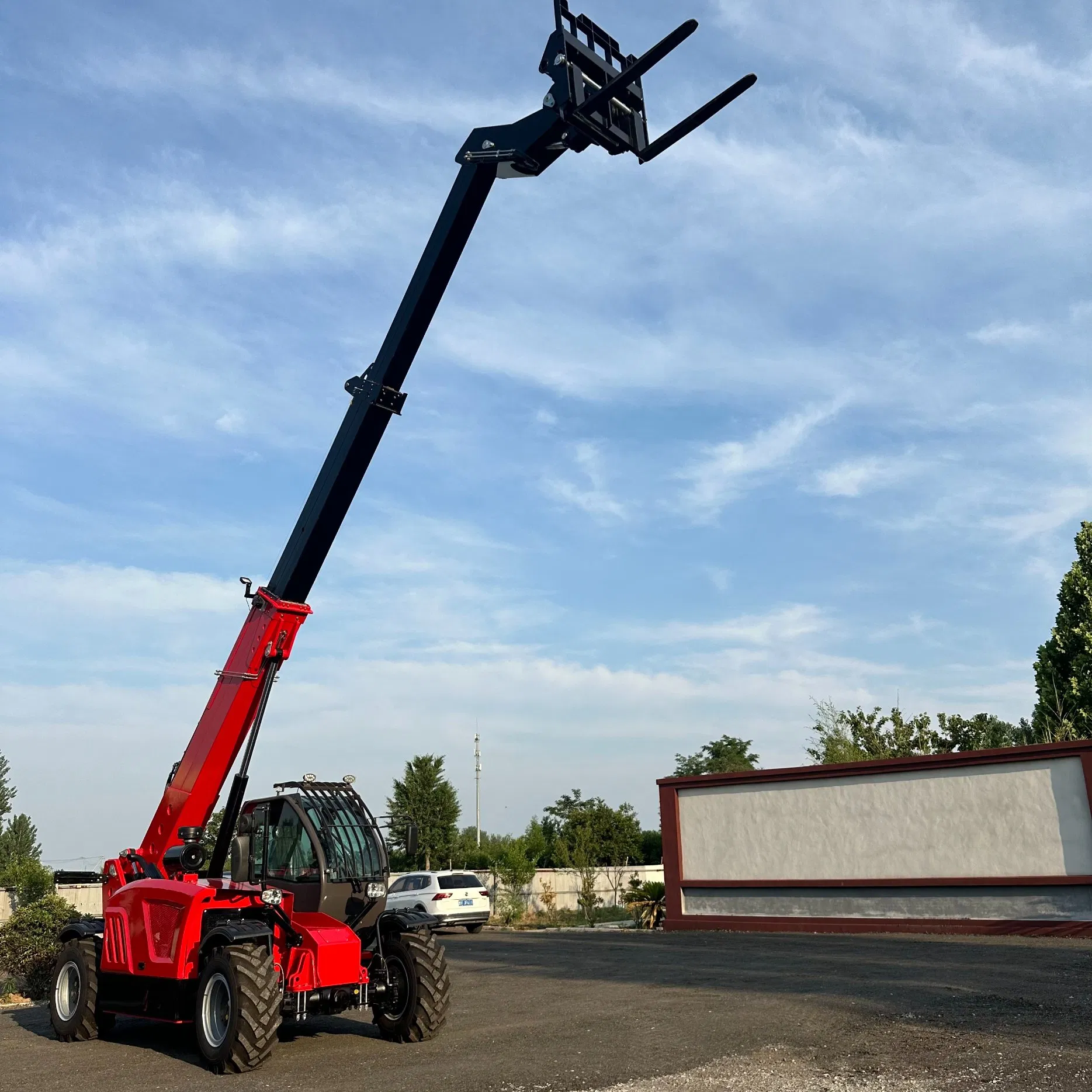 4000kg Th1040 10m Height Agriculture Used Wheel Loader Forklift Telehandler with CE