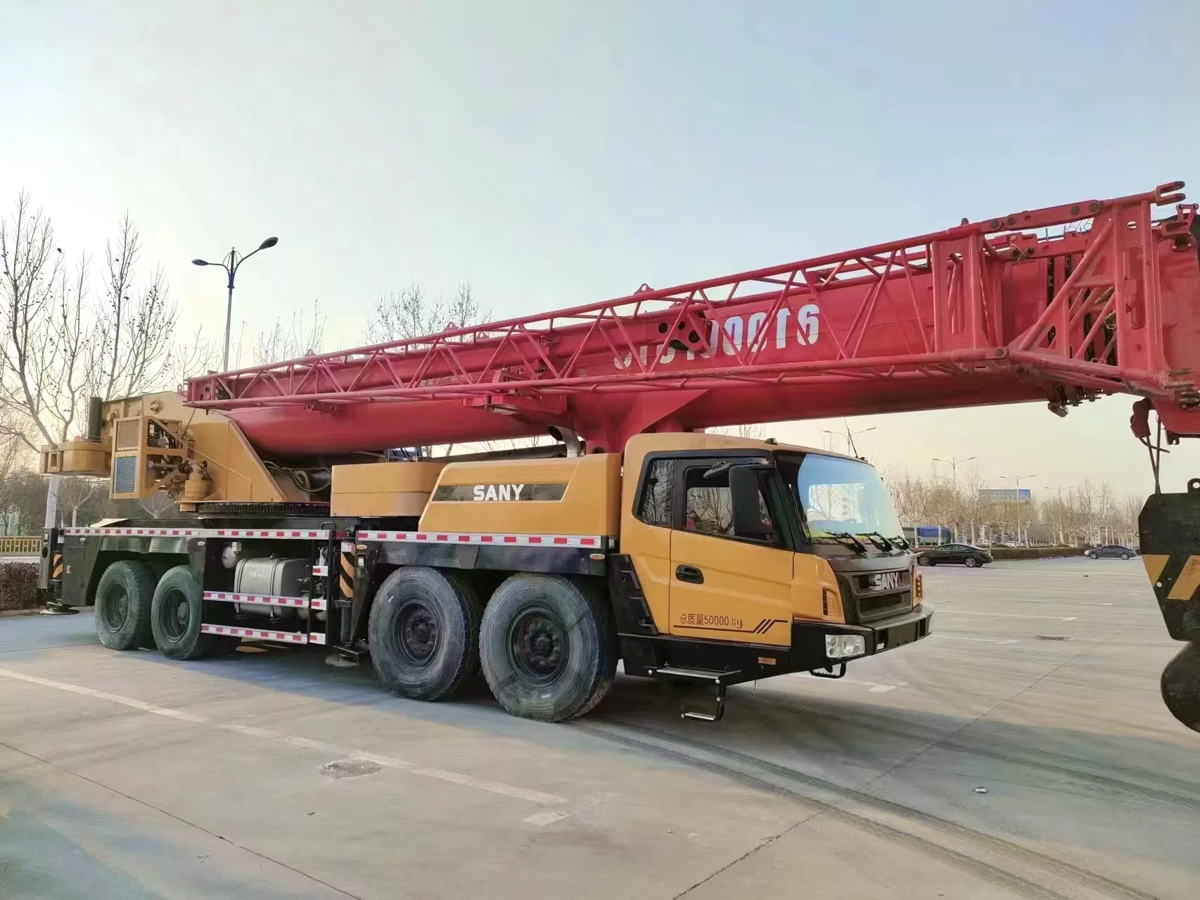 Used All-Terrain Truck Crane 100ton Sany Stc1000c Large Used Sany Stc1000 Crane