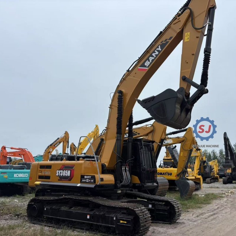 Used 36ton Sany 365h Large Excavator with Premium Quantity Engine Core Motor