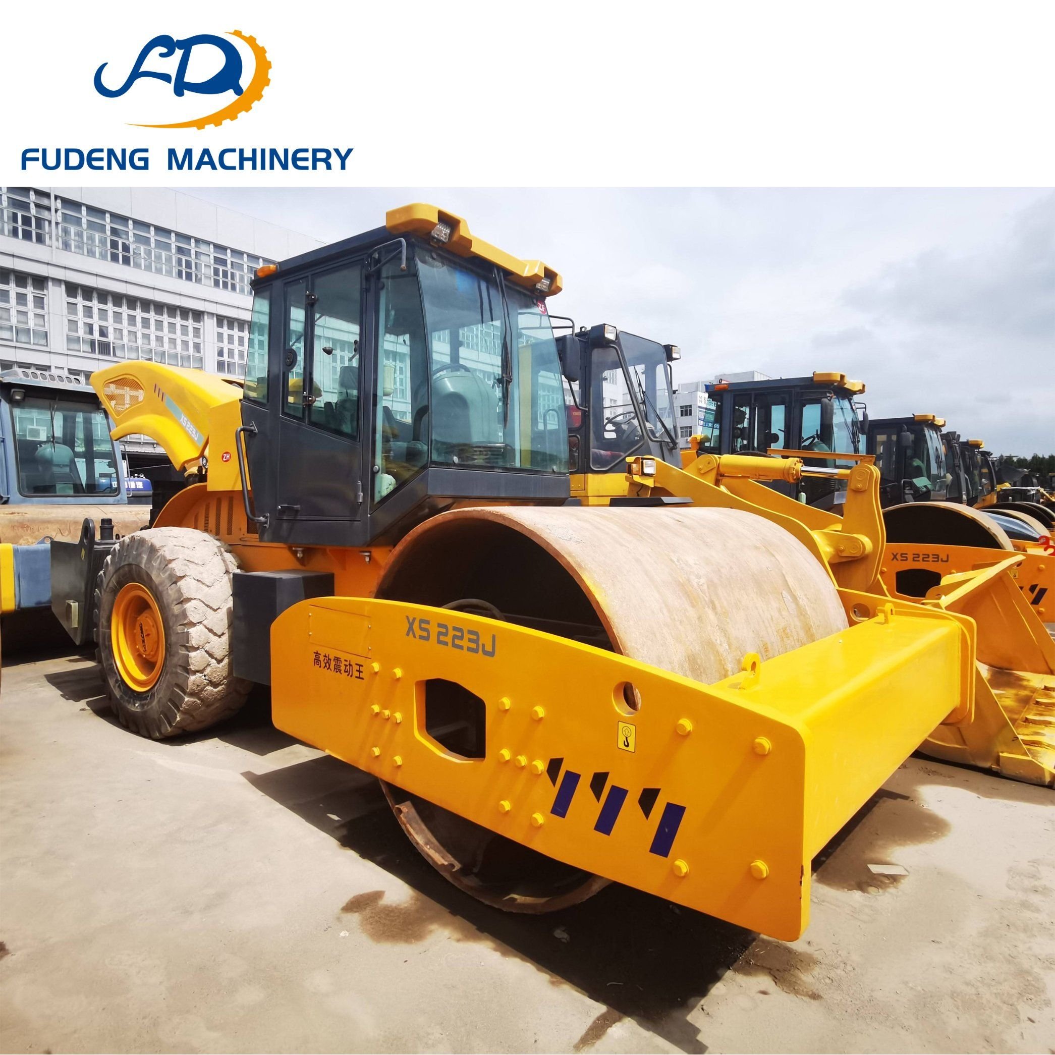 High-Performance Used Xs223j Road Roller for Soil Compaction-huaiyun machinery