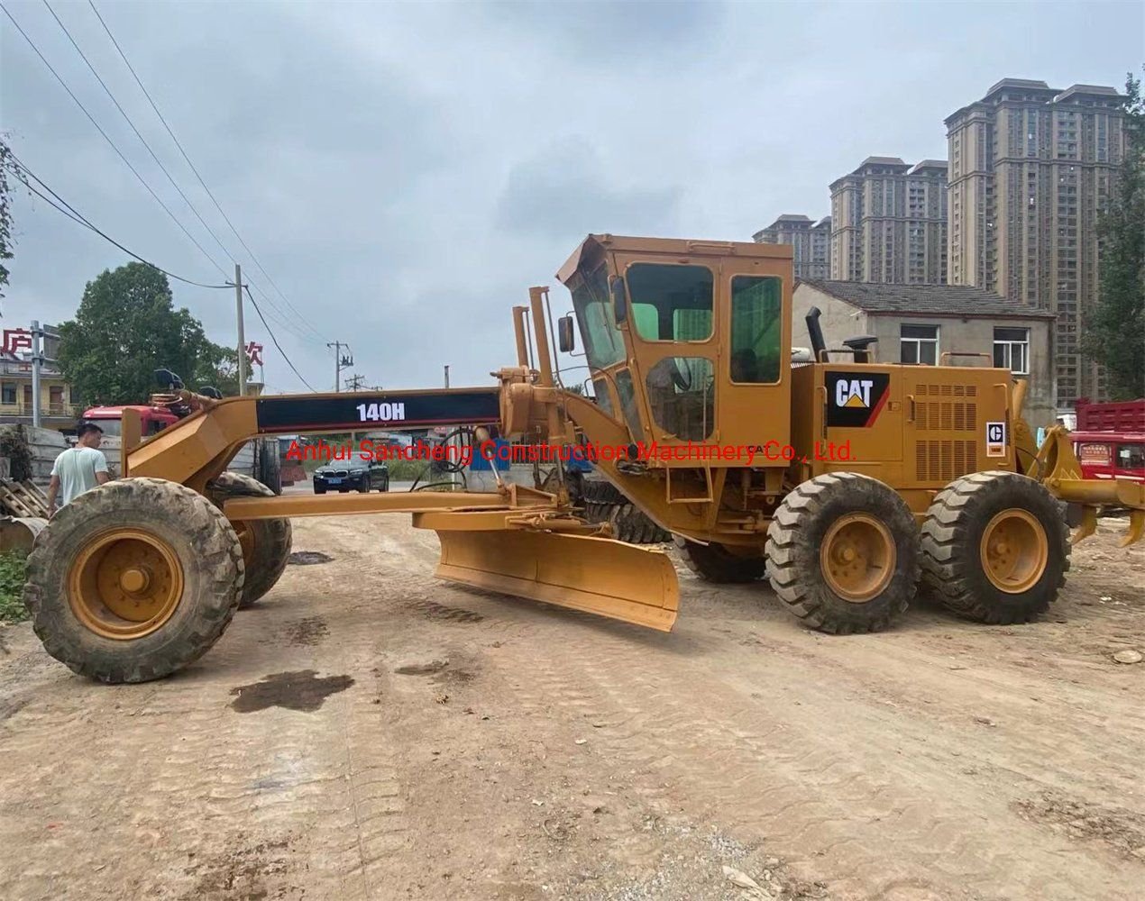 Used Caterpillar 140h Road Grader Cat 140h 140g Motor Grader