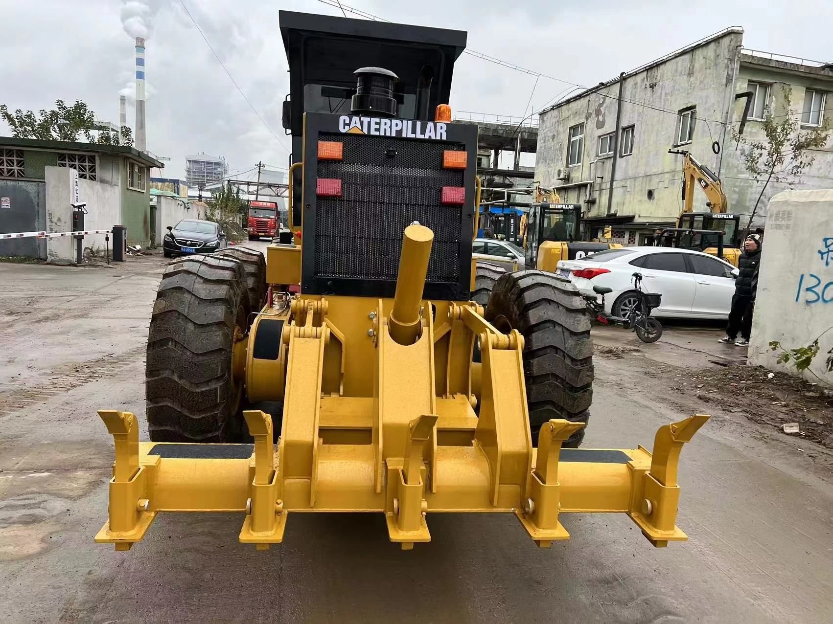 Used Caterpillar 140K Motor Grader Original Model, Low-Price Machine-huaiyun machinery