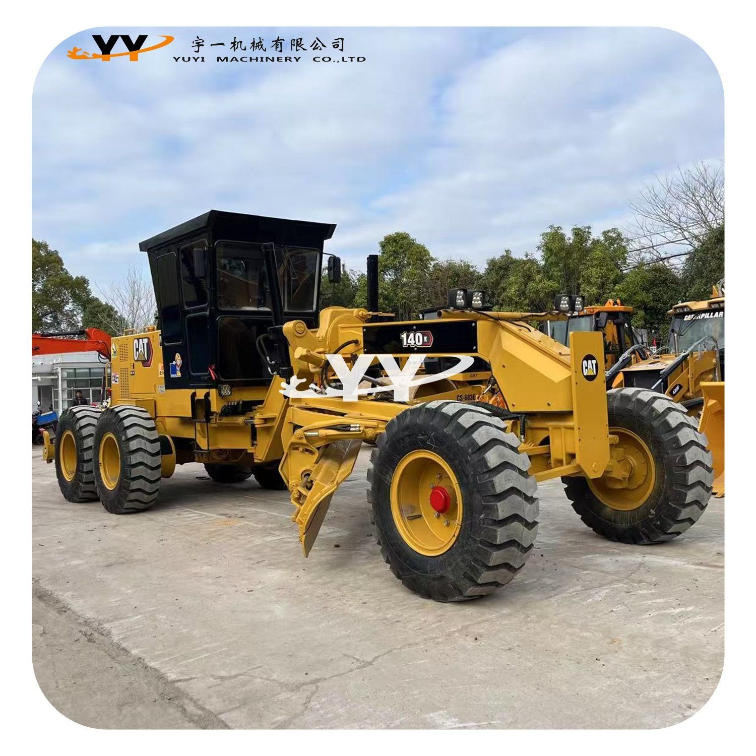 Caterpillar Cat 140h Grader Used Grader 140h 140K 12h 120h 120g Series Grader Second-Hand Grader Used Construction Machinery Motor Grader-huaiyun machinery