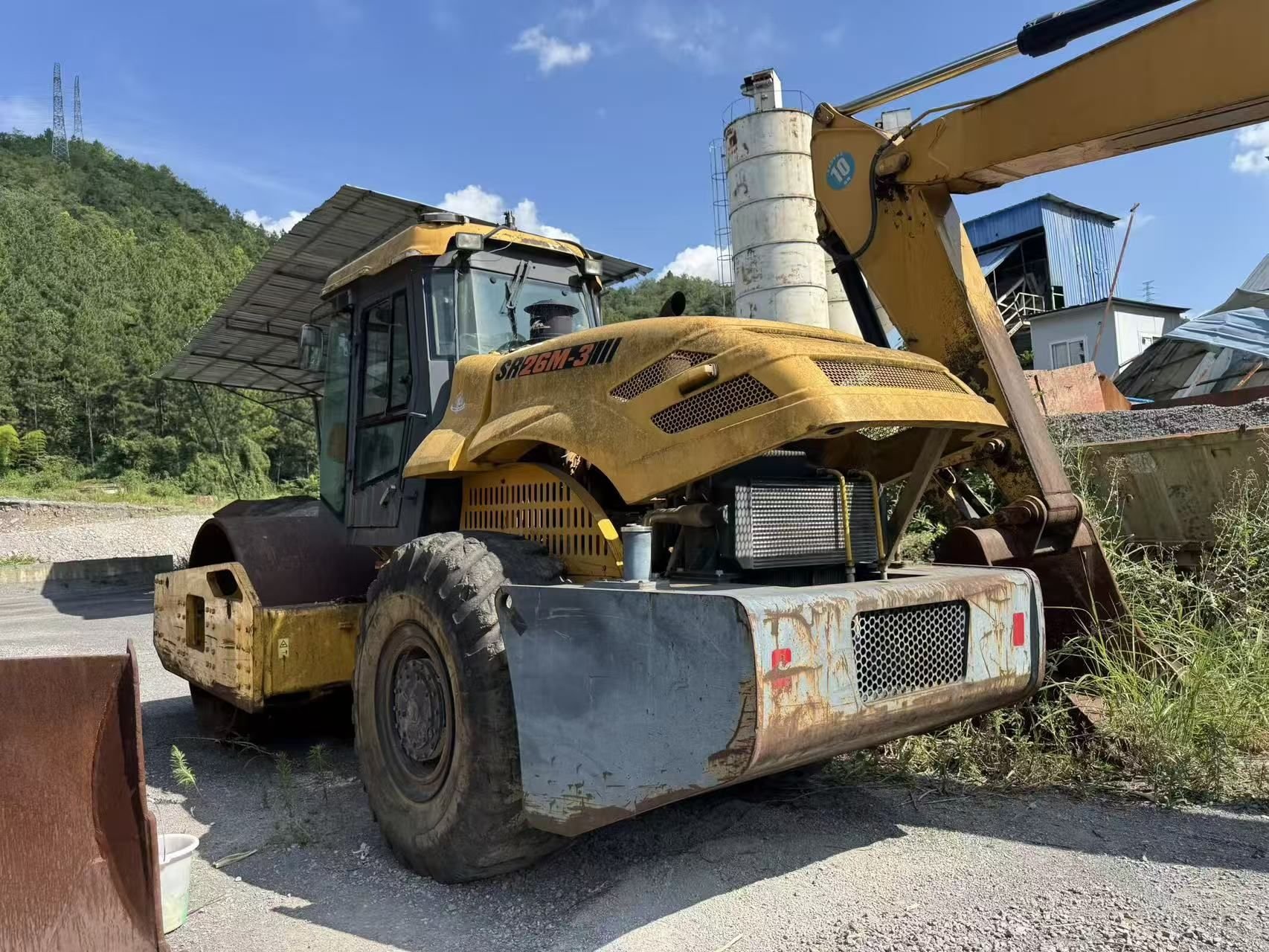 Affordable Used Sr26-Ton Road Roller for Construction Projects-huaiyun machinery