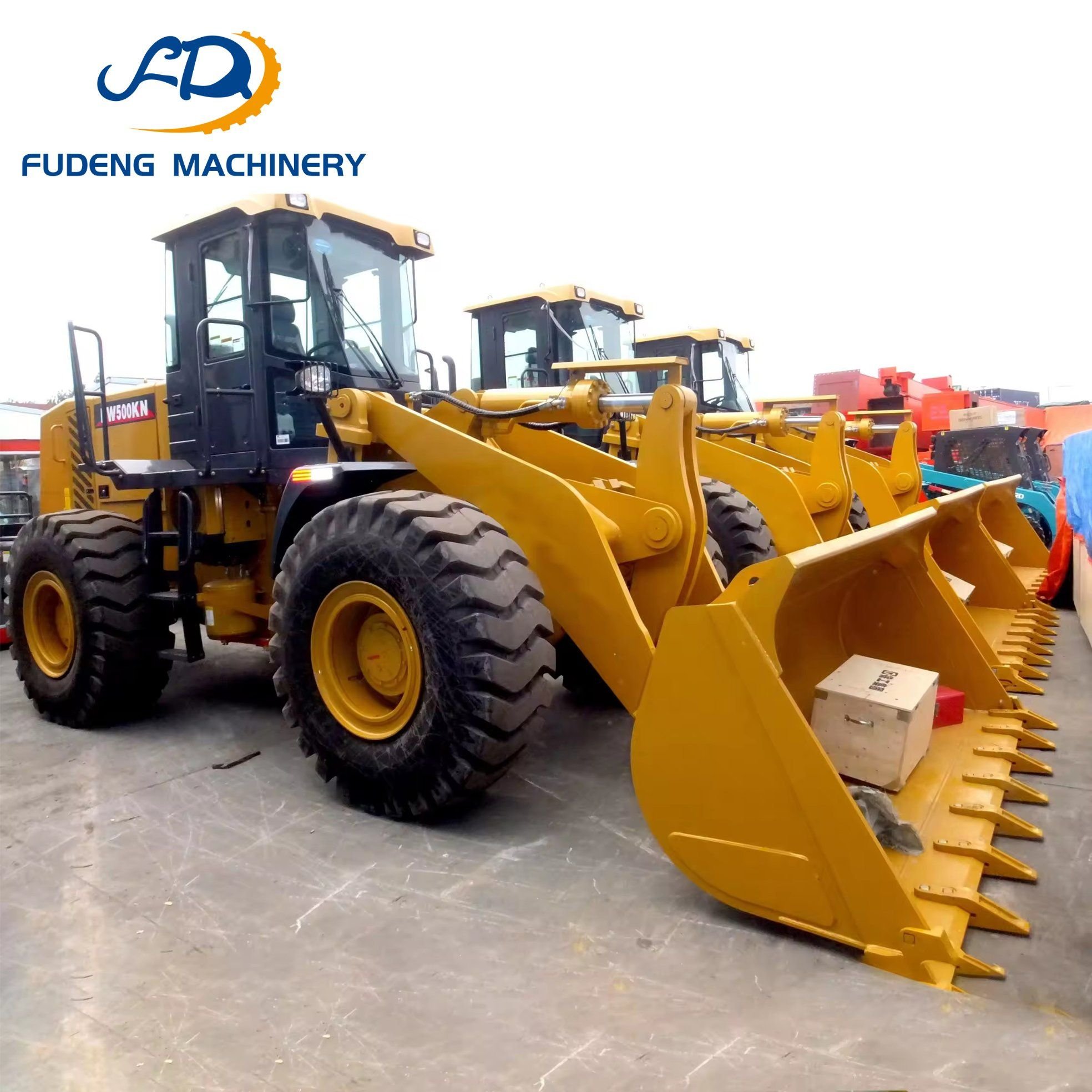 High Quality 5 Ton Used Wheel Loader Lw500kN for Construction Projects-huaiyun machinery